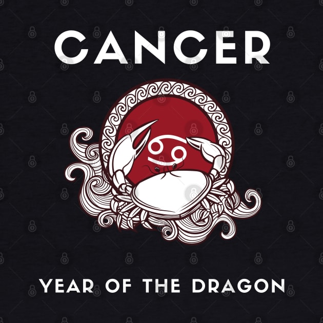 CANCER / Year of the DRAGON by KadyMageInk